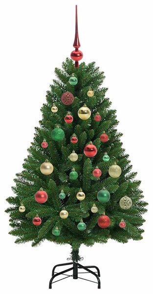 Umělý vánoční stromeček 120 cm 150 LED Teplá bílá PVC a ocel 3395675