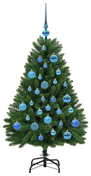Umělý vánoční stromeček 120 cm 150 LED Teplá bílá PVC a ocel 3395674