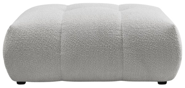 -25 % Dny MOMENTI– Bobochic Paris Světle šedá bouclé podnožka Fuji 112 x 80 cm