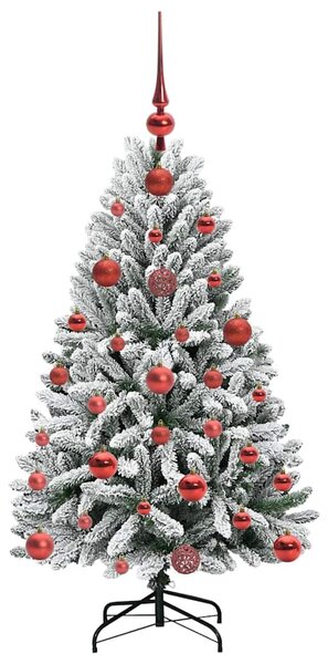 Umělý vánoční stromeček 120 cm 150 LED Teplá bílá PVC a ocel 3395730