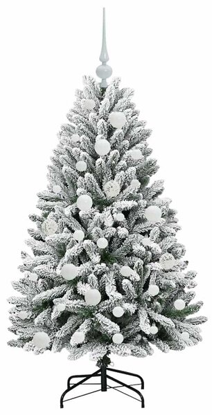 Umělý vánoční stromeček 120 cm 150 LED Teplá bílá PVC a ocel 3395733