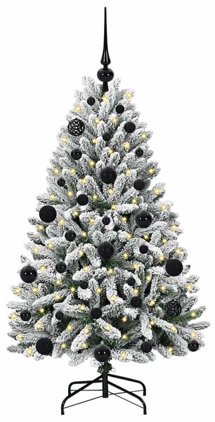 Umělý vánoční stromeček 120 cm 150 LED Teplá bílá PVC a ocel 3395731