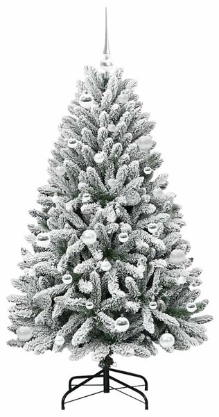 Umělý vánoční stromeček 150 cm 150 LED Teplá bílá PVC a ocel 3395744