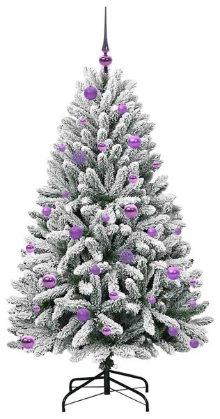 Umělý vánoční stromeček 150 cm 150 LED Teplá bílá PVC a ocel 3395745