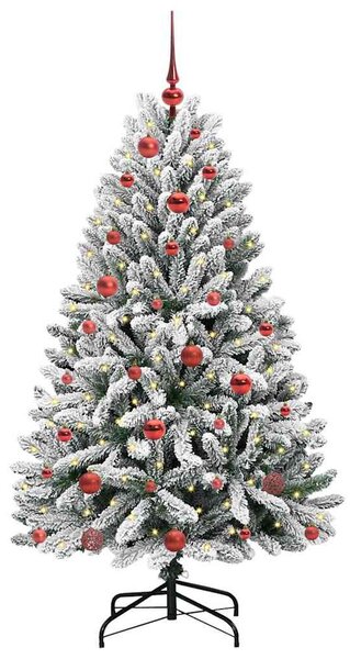 Umělý vánoční stromeček 150 cm 150 LED Teplá bílá PVC a ocel 3395739