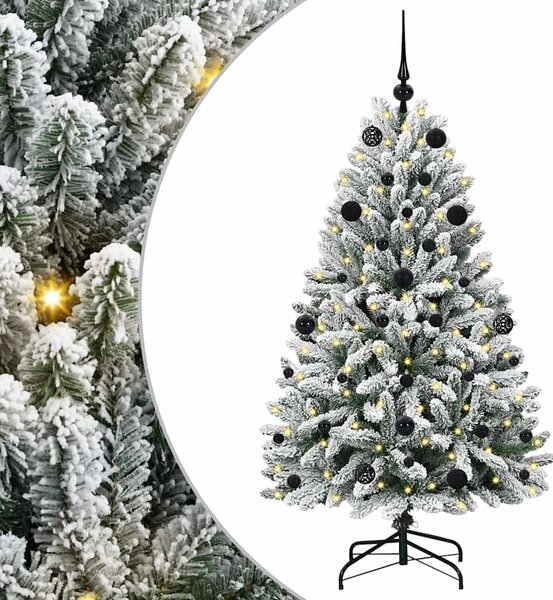 Umělý vánoční stromeček 150 cm 150 LED Teplá bílá PVC a ocel 3395740
