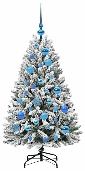 Umělý vánoční stromeček 120 cm 150 LED Teplá bílá PVC a ocel 3395737