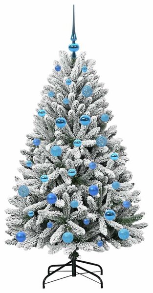 Umělý vánoční stromeček 150 cm 150 LED Teplá bílá PVC a ocel 3395746