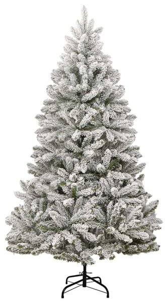 Umělý vánoční stromeček 210 cm 300 LED Teplá bílá PVC a ocel 3395764