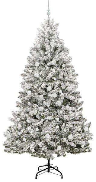 Umělý vánoční stromeček 210 cm 300 LED Teplá bílá PVC a ocel 3395760