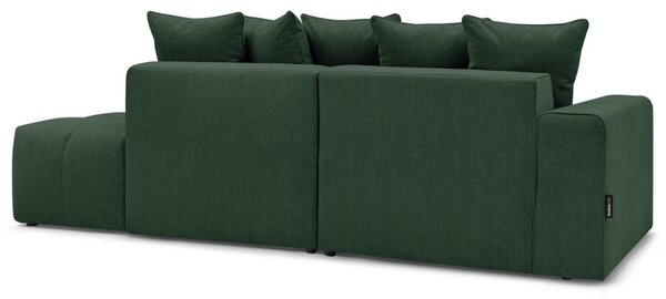 -25 % Dny MOMENTI– Bobochic Paris Zelená rohová pohovka Mont-Blanc 313 cm, levá