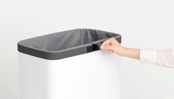 PRÁDELNÍ KOŠ, bílá Brabantia - Koše na prádlo, Online Only
