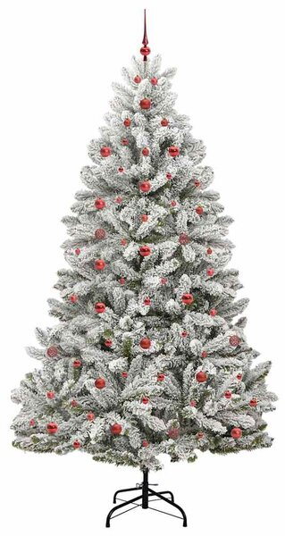 Umělý vánoční stromeček 240 cm 300 LED Teplá bílá PVC a ocel 3395766