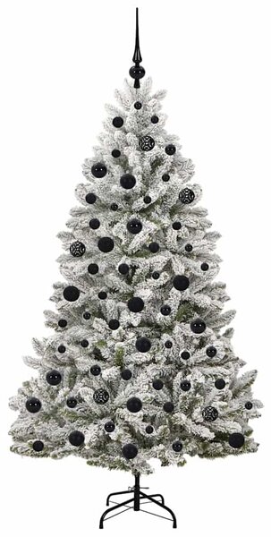 Umělý vánoční stromeček 180 cm 300 LED Teplá bílá PVC a ocel 3395749
