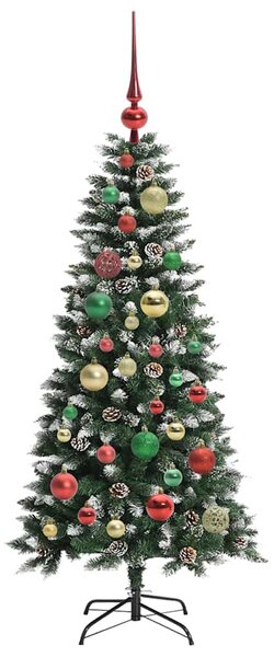 Umělý vánoční stromeček Zelená 120 cm PVC, plast a ocel 3395804
