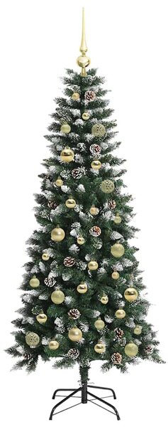 Umělý vánoční stromeček Zelená 150 cm PVC, plast a ocel 3395812