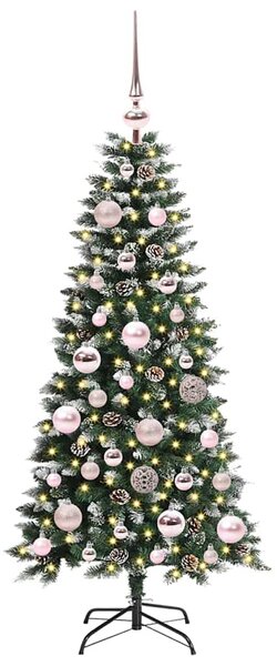 Umělý vánoční stromeček Zelená 120 cm PVC, plast a ocel 3395798