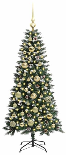 Umělý vánoční stromeček Zelená 120 cm PVC, plast a ocel 3395800
