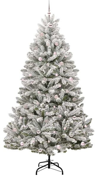 Umělý vánoční stromeček 270 cm 300 LED Teplá bílá PVC a ocel 3395777