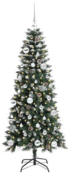 Umělý vánoční stromeček Zelená 150 cm PVC, plast a ocel 3395813