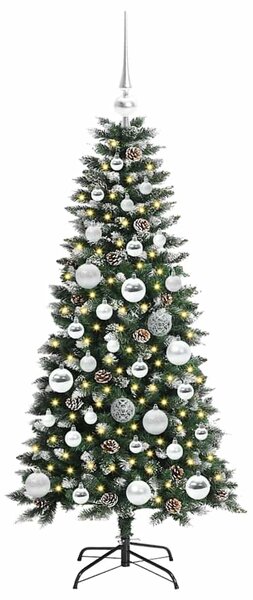 Umělý vánoční stromeček Zelená 120 cm PVC, plast a ocel 3395801
