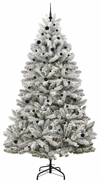 Umělý vánoční stromeček 270 cm 300 LED Teplá bílá PVC a ocel 3395776