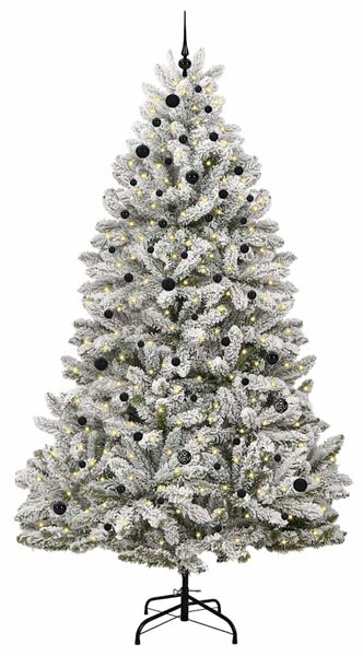 Umělý vánoční stromeček 270 cm 300 LED Teplá bílá PVC a ocel 3395776