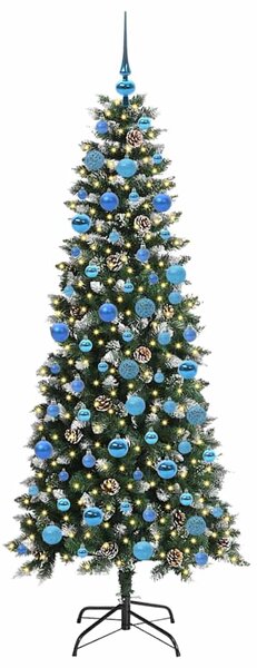 Umělý vánoční stromeček Zelená 180 cm PVC, plast a ocel 3395827