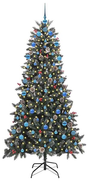Umělý vánoční stromeček Zelená 210 cm PVC, plast a ocel 3395899