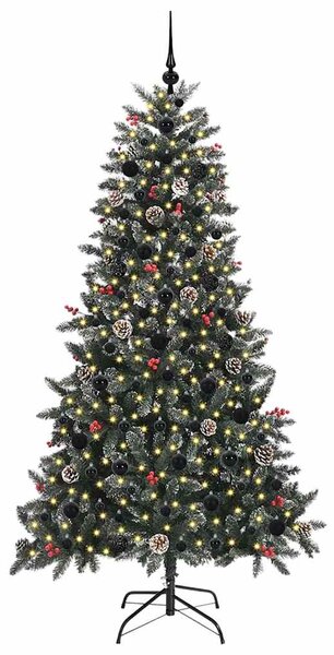 Umělý vánoční stromeček Zelená 180 cm PVC, plast a ocel 3395881
