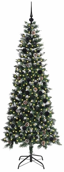 Umělý vánoční stromeček Zelená 210 cm PVC, plast a ocel 3395833