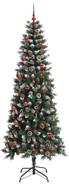 Umělý vánoční stromeček Zelená 210 cm PVC, plast a ocel 3395832