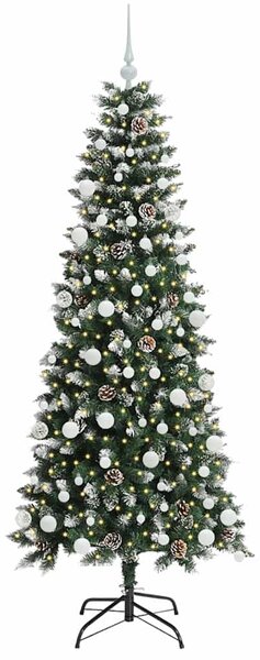 Umělý vánoční stromeček Zelená 180 cm PVC, plast a ocel 3395823