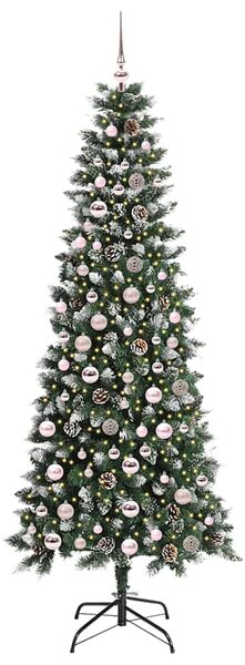 Umělý vánoční stromeček Zelená 210 cm PVC, plast a ocel 3395834