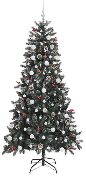 Umělý vánoční stromeček Zelená 210 cm PVC, plast a ocel 3395895