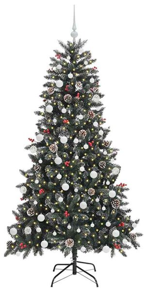 Umělý vánoční stromeček Zelená 180 cm PVC, plast a ocel 3395883