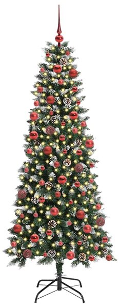 Umělý vánoční stromeček Zelená 180 cm PVC, plast a ocel 3395820