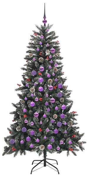 Umělý vánoční stromeček Zelená 180 cm PVC, plast a ocel 3395886