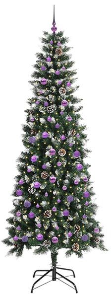 Umělý vánoční stromeček Zelená 240 cm PVC, plast a ocel 3395850