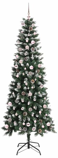 Umělý vánoční stromeček Zelená 240 cm PVC, plast a ocel 3395846