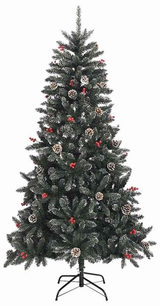 Umělý vánoční stromeček Zelená 180 cm PVC, plast a ocel 3395882