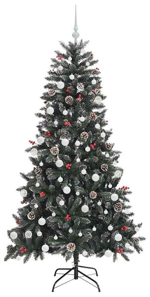 Umělý vánoční stromeček Zelená 180 cm PVC, plast a ocel 3395883