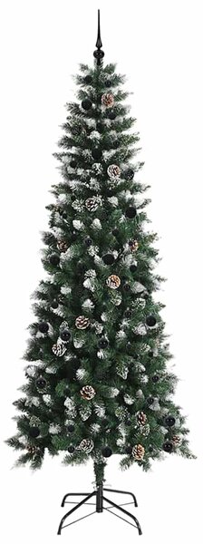 Umělý vánoční stromeček Zelená 240 cm PVC, plast a ocel 3395845