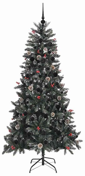 Umělý vánoční stromeček Zelená 210 cm PVC, plast a ocel 3395893
