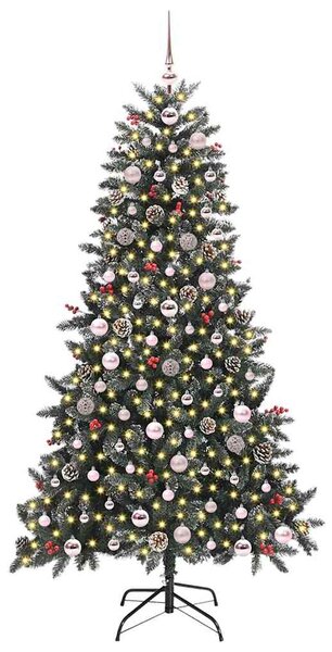 Umělý vánoční stromeček Zelená 180 cm PVC, plast a ocel 3395882