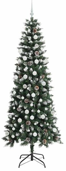 Umělý vánoční stromeček Zelená 210 cm PVC, plast a ocel 3395835