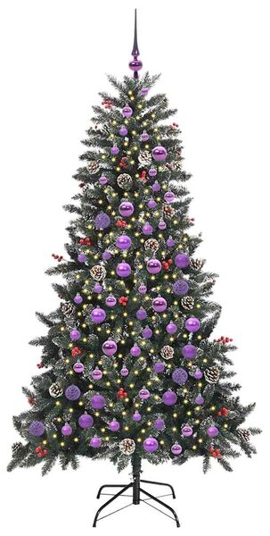 Umělý vánoční stromeček Zelená 180 cm PVC, plast a ocel 3395886