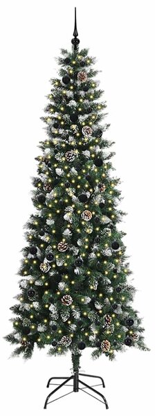 Umělý vánoční stromeček Zelená 240 cm PVC, plast a ocel 3395845
