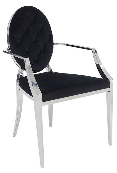 Designová židle Rococo s opěradlem