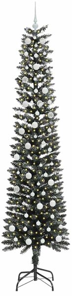 Umělý vánoční stromeček Zelená 240 cm PVC, plast a ocel 3395967